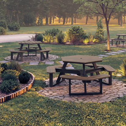 Sunrise Coast Hexagon Picnic Table