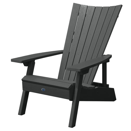 Granite Hills folding and reclining Adirondack chair in Black