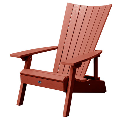 Granite Hills folding and reclining Adirondack chair in Rustic Red