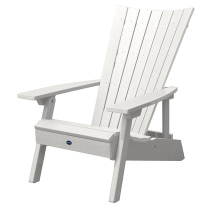 Granite Hills folding and reclining Adirondack chair in White