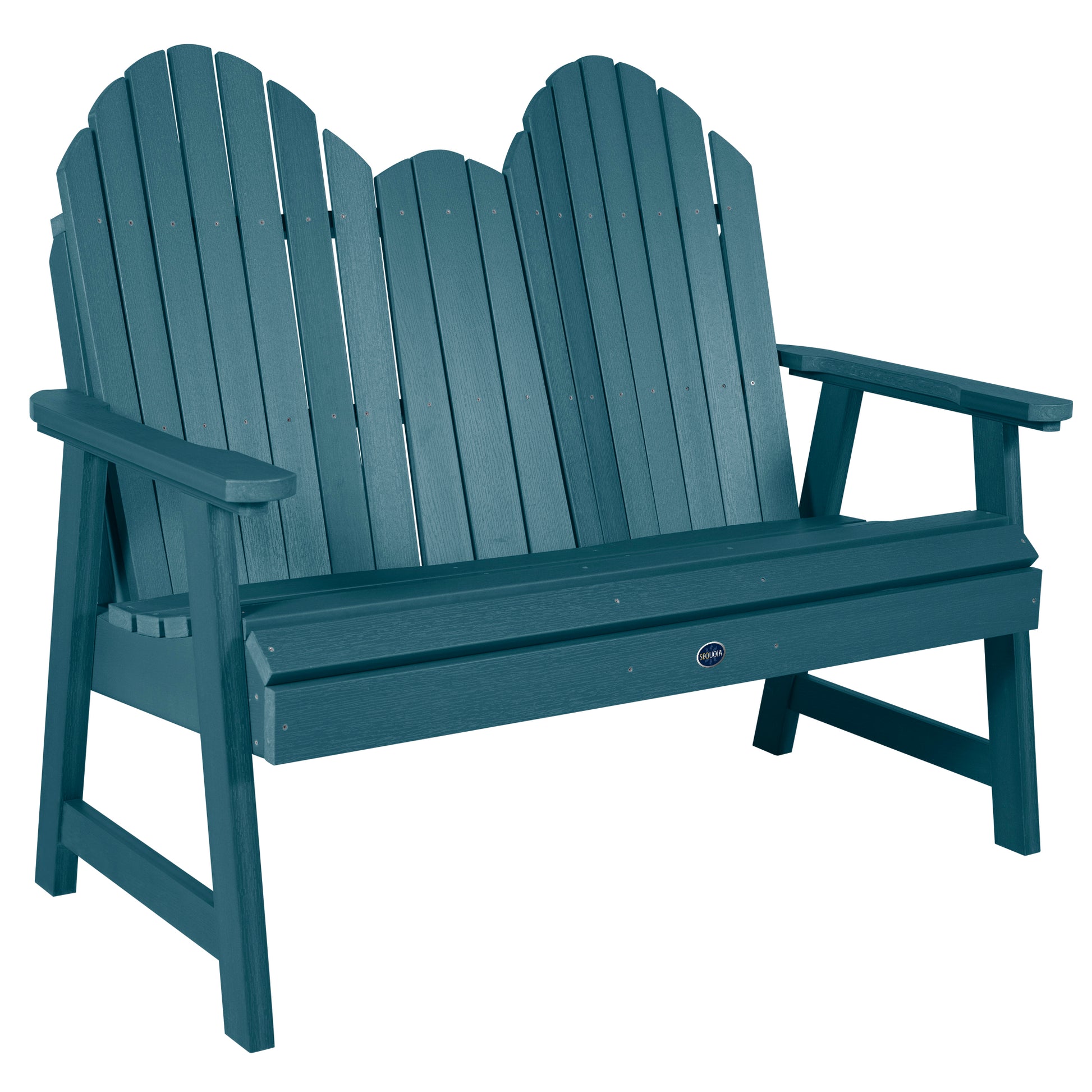 Lighthouse Adirondack bench in Nantucket Blue