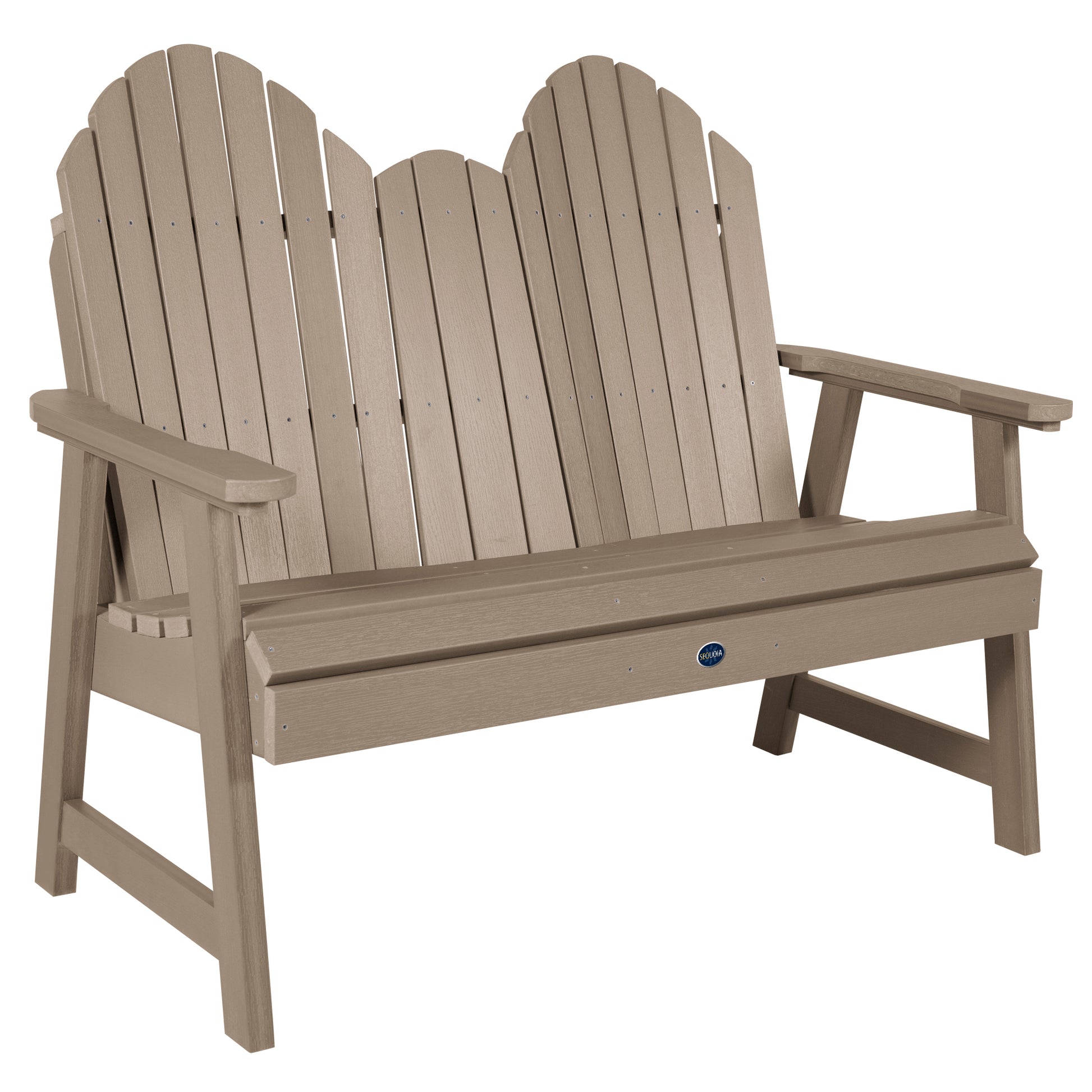 Lighthouse Adirondack bench in Woodland Brown