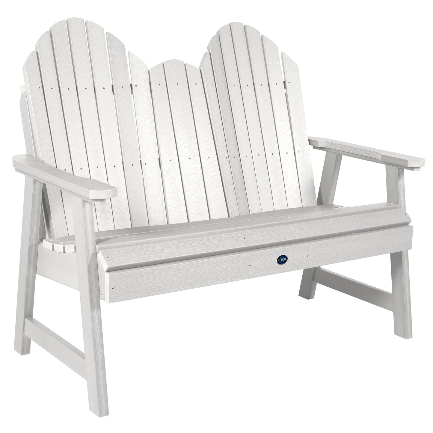 Lighthouse Adirondack bench in White