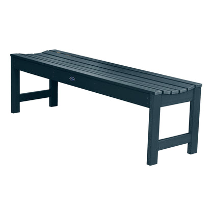 5ft Blue Ridge backless bench in Federal Blue