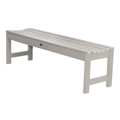 5ft Blue Ridge backless bench in Harbor Gray