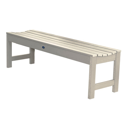 5ft Blue Ridge backless bench in Whitewash