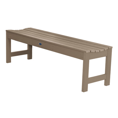 5ft Blue Ridge backless bench in Woodland Brown