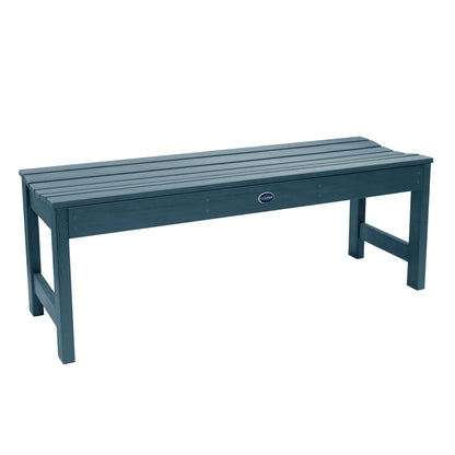 4ft Blue Ridge backless bench in Nantucket Blue