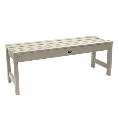 4ft Blue Ridge backless bench in Whitewash