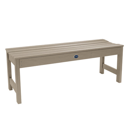 4ft Blue Ridge backless bench in Woodland Brown