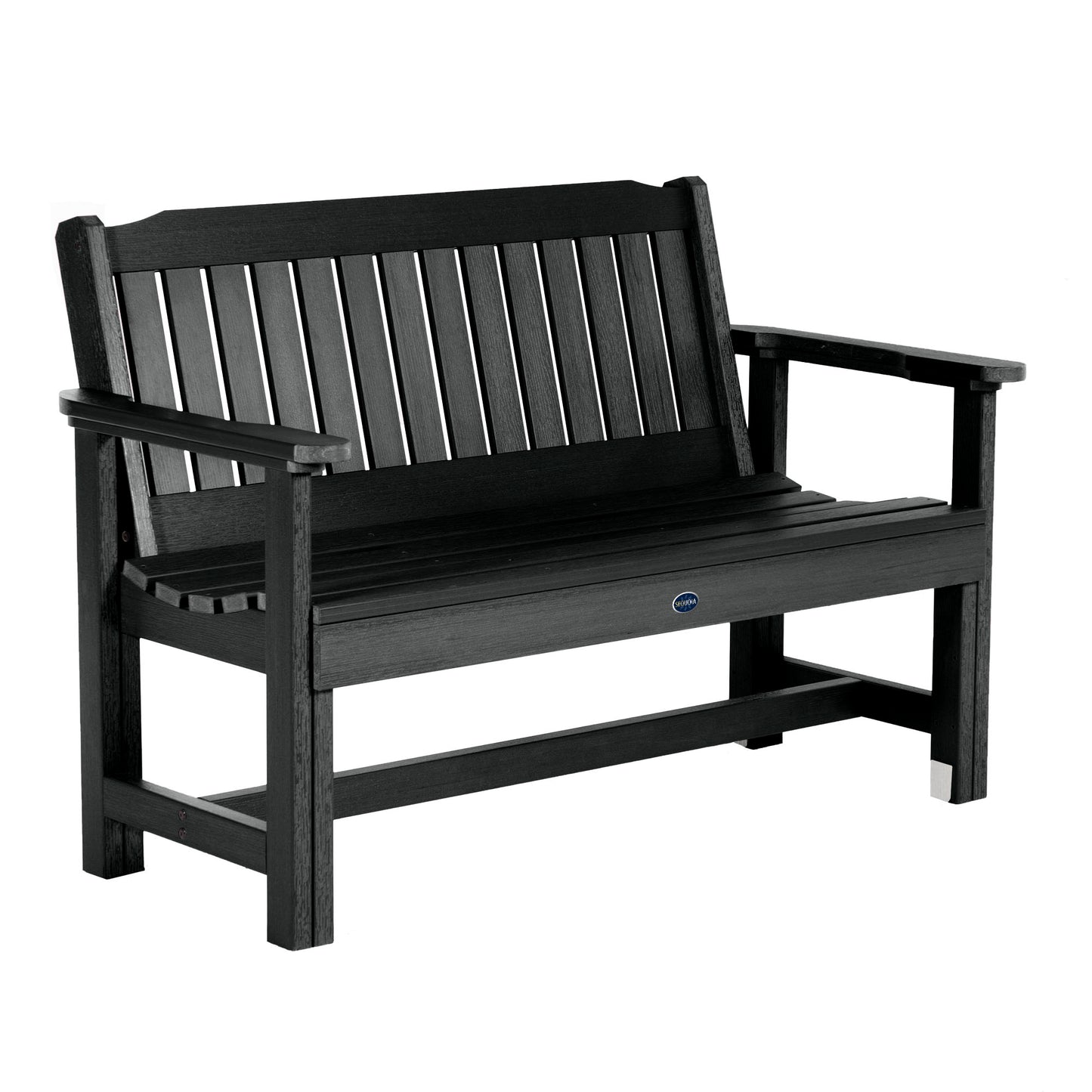 Blue Ridge 4ft Commercial Garden Bench in Black