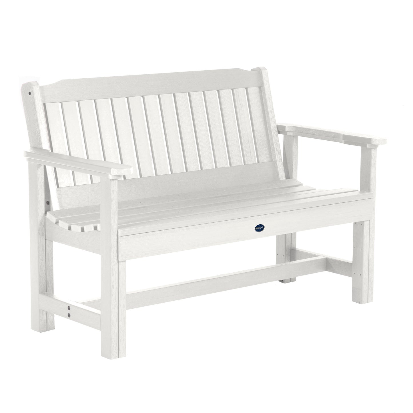 Blue Ridge 4ft Commercial Garden Bench in White