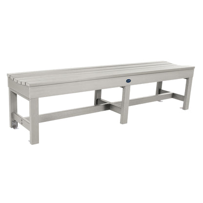 6ft Blue Ridge backless bench in Harbor Gray