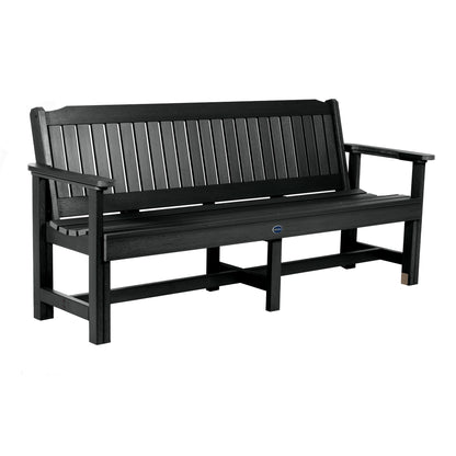 Blue Ridge 6ft Garden Bench in Black