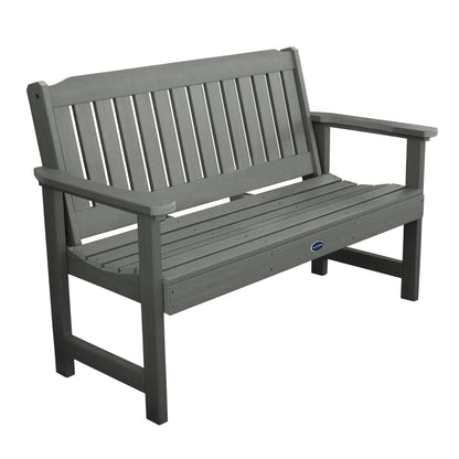 5ft Blue Ridge garden bench in Coastal Teak