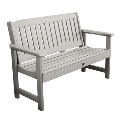 5ft Blue Ridge garden bench in Harbor Gray