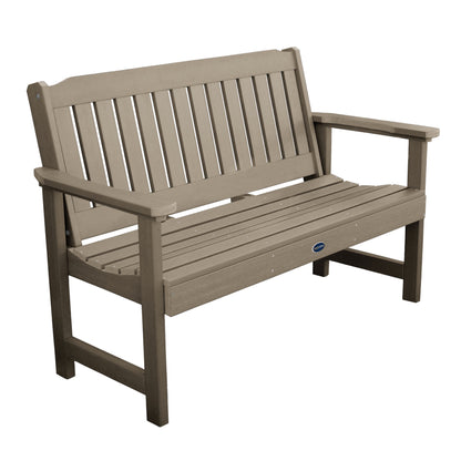 5ft Blue Ridge garden bench in Woodland Brown