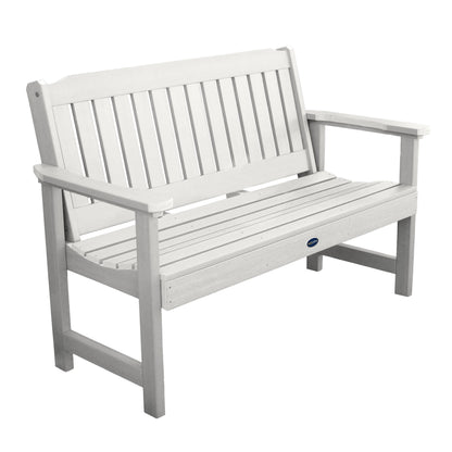 5ft Blue Ridge garden bench in White