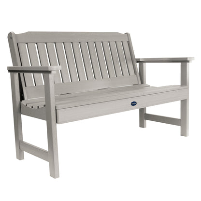 4ft Blue Ridge garden bench in Harbor Gray