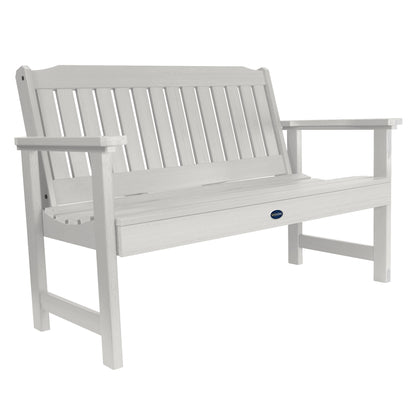 4ft Blue Ridge garden bench in White