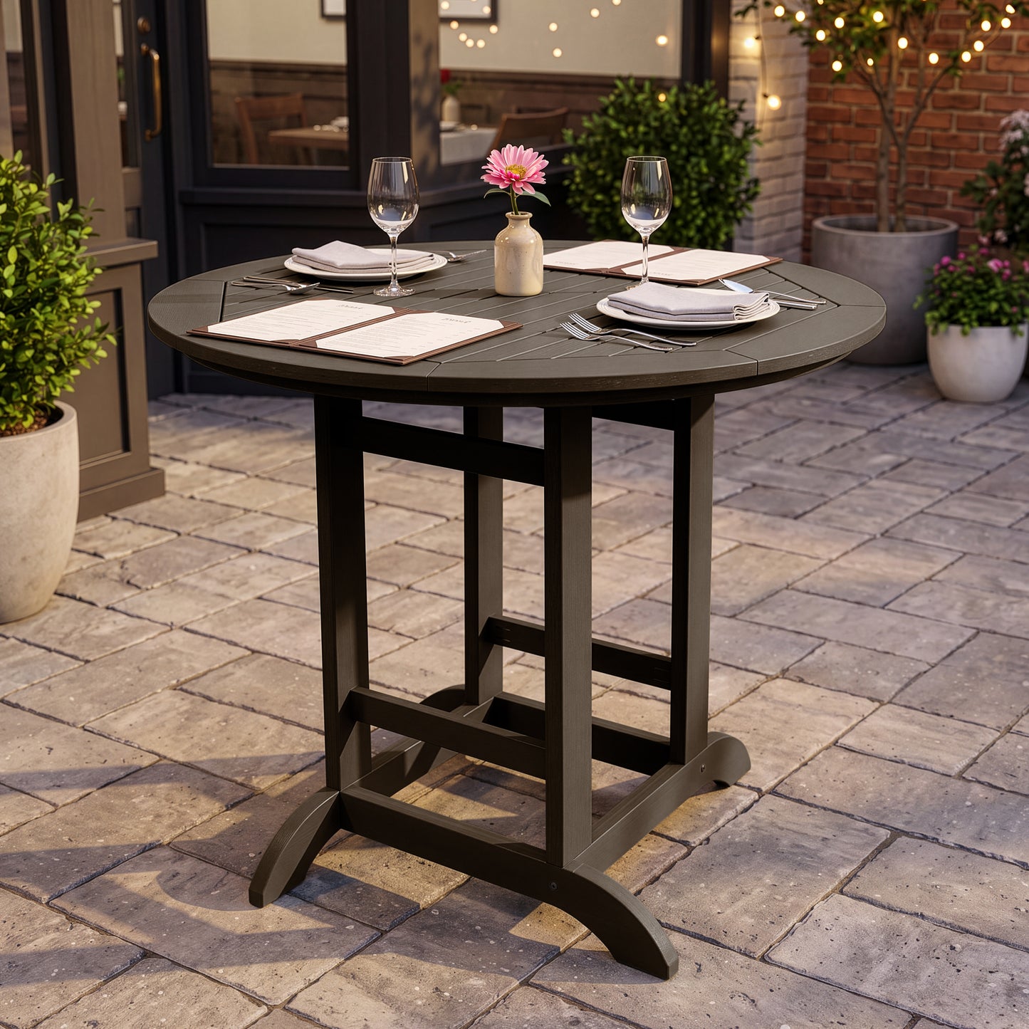 Hometead Round 48in Diameter Dining Table - Bar Height