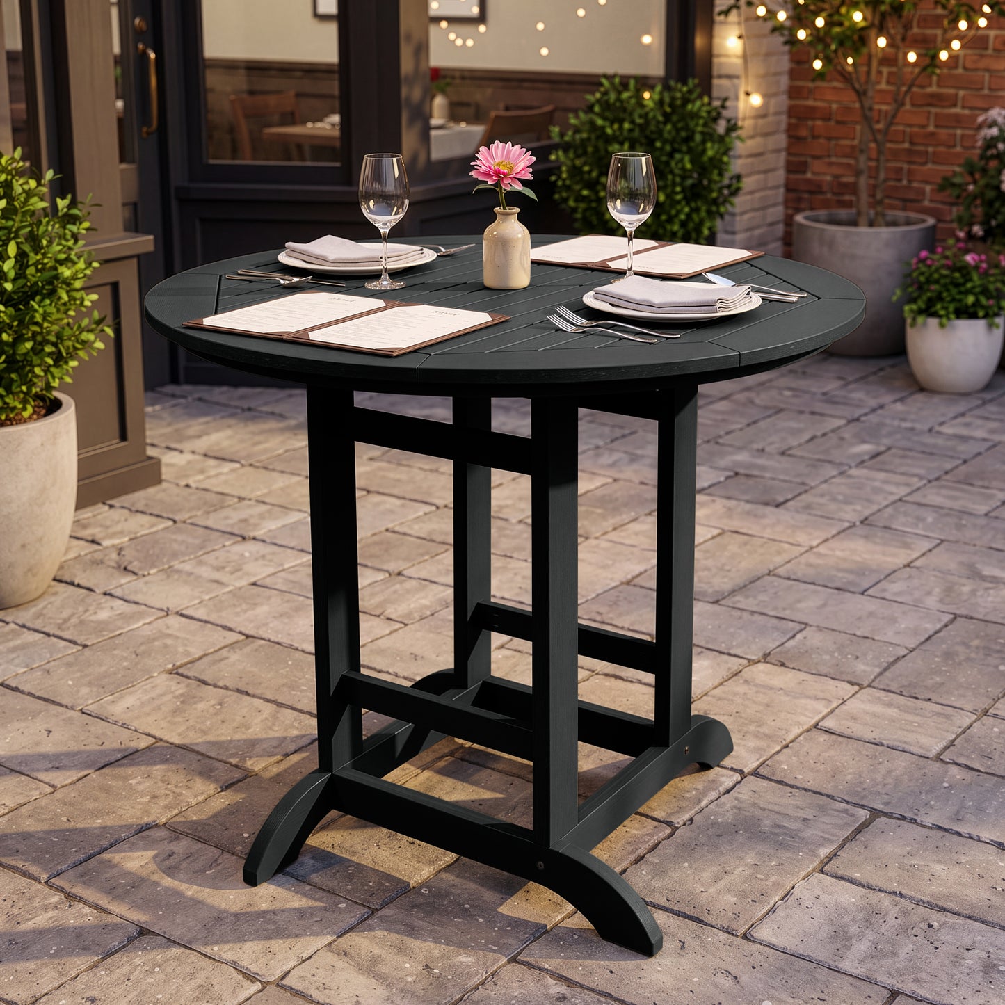 Hometead Round 48in Diameter Dining Table - Bar Height