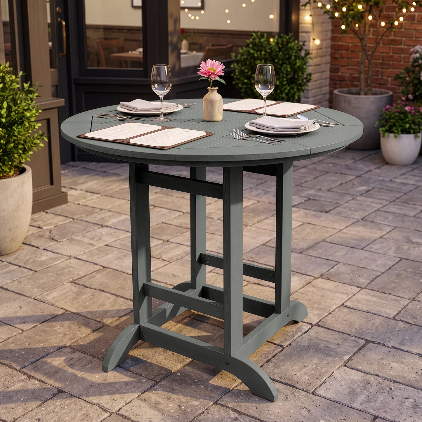 Hometead Round 48in Diameter Dining Table - Bar Height