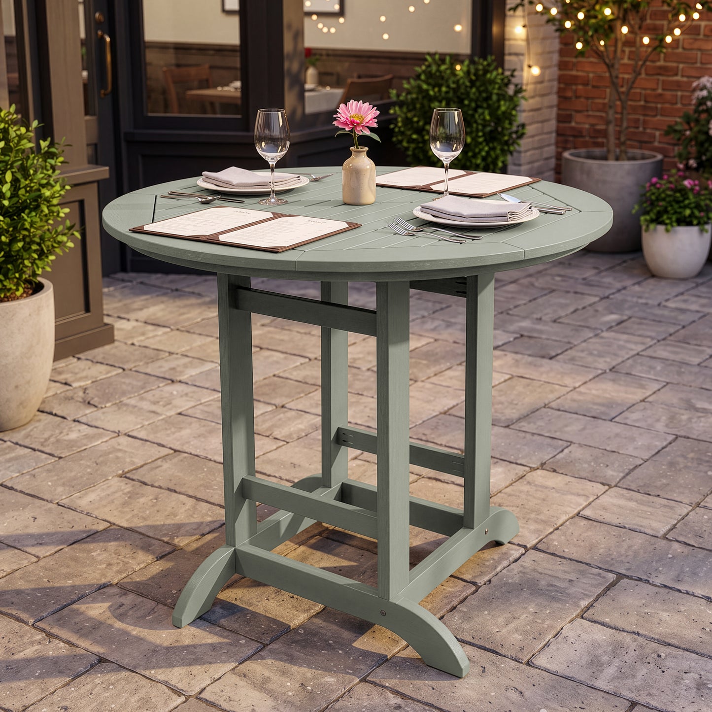 Hometead Round 48in Diameter Dining Table - Bar Height
