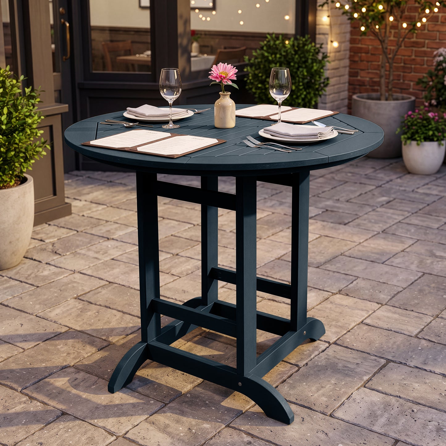 Hometead Round 48in Diameter Dining Table - Bar Height