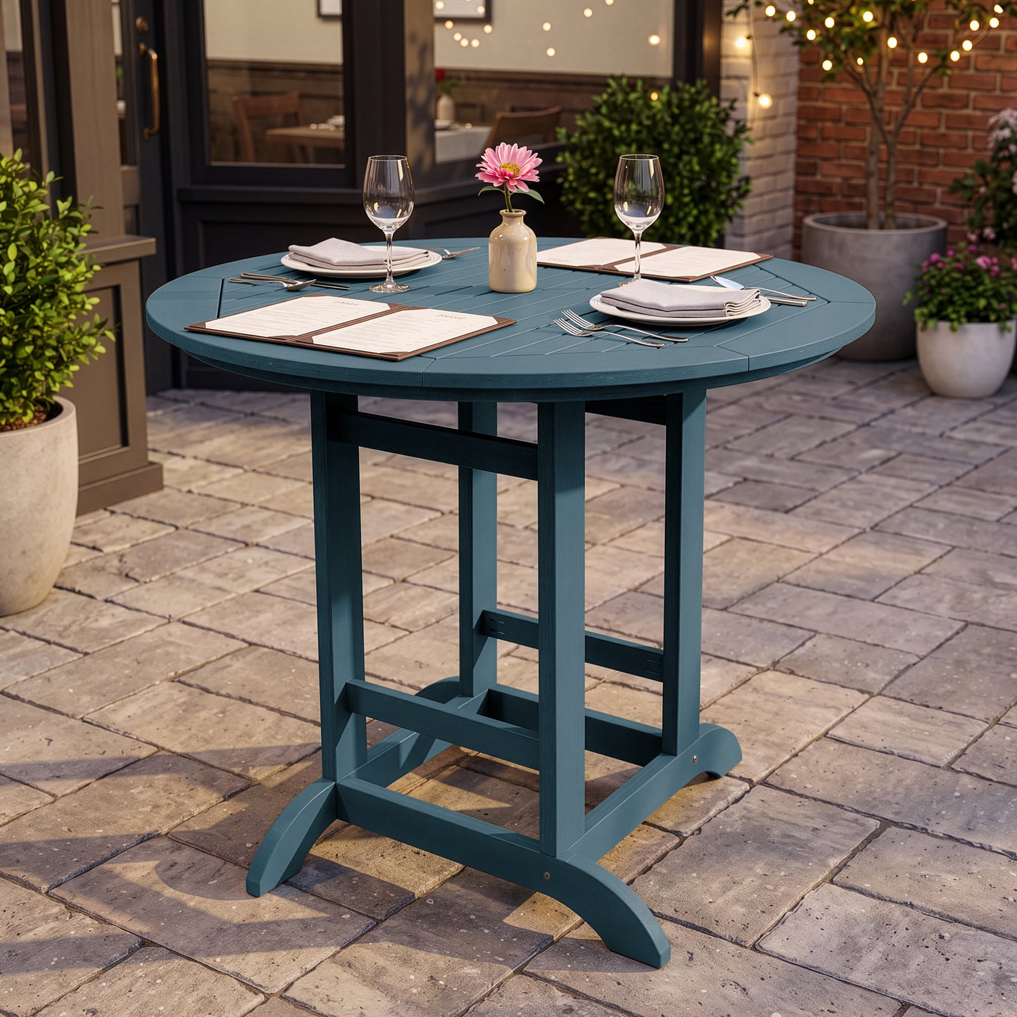 Hometead Round 48in Diameter Dining Table - Bar Height