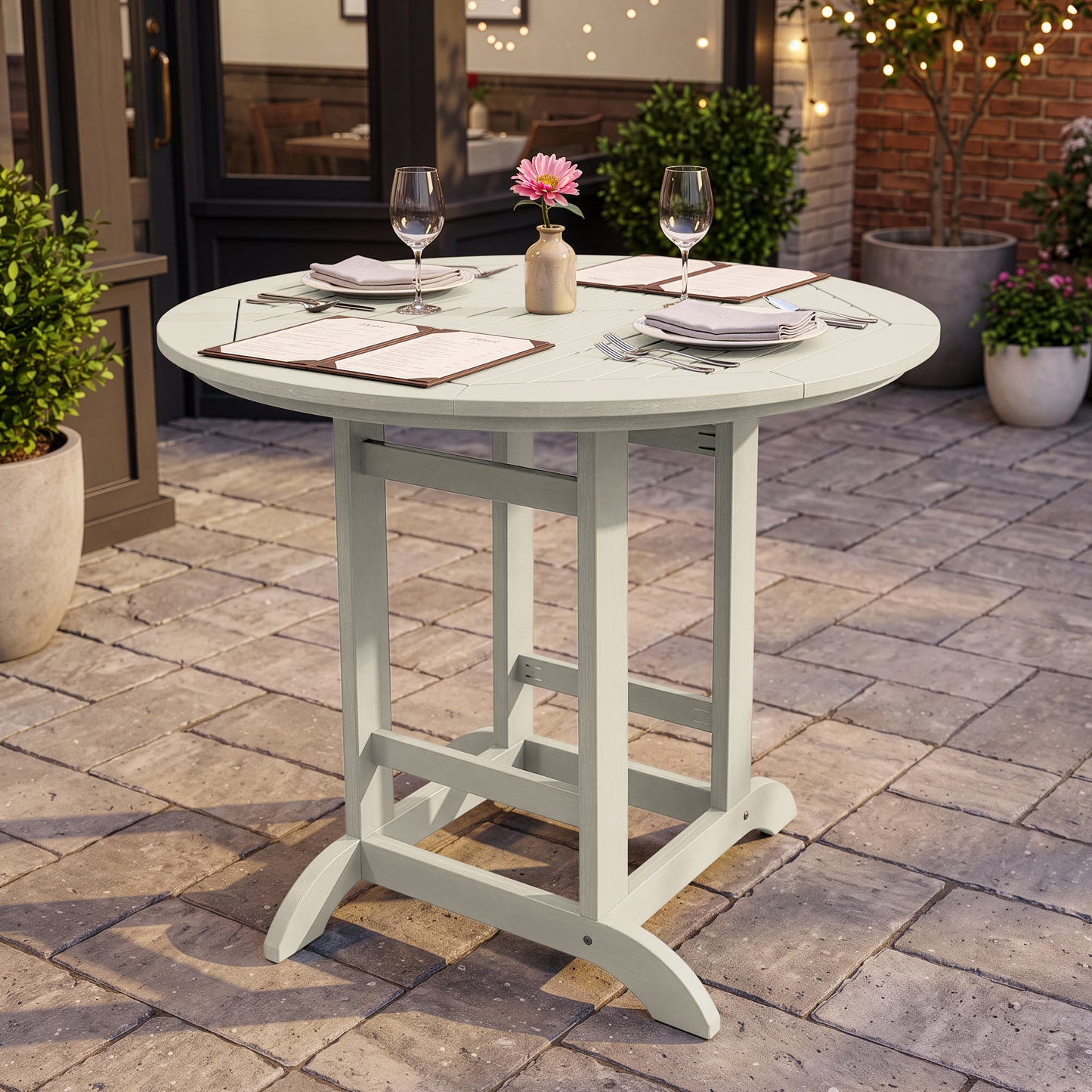 Hometead Round 48in Diameter Dining Table - Bar Height