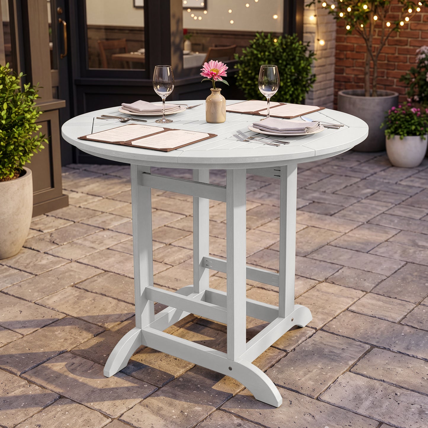 Hometead Round 48in Diameter Dining Table - Bar Height
