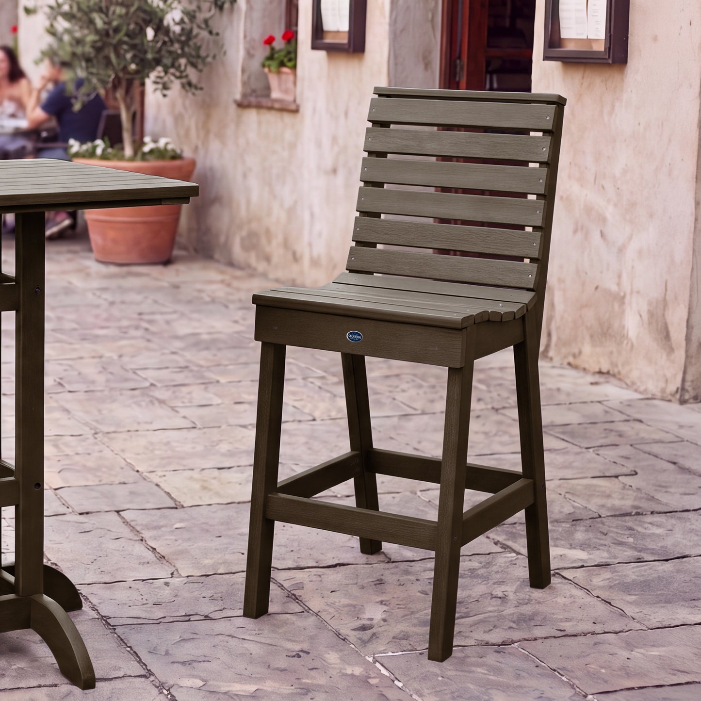 Aurora Armless Dining Chair - Bar Height