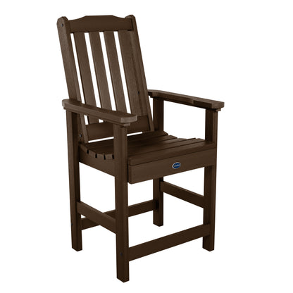 Blue Ridge counter height dining chair in Weathered Acorn