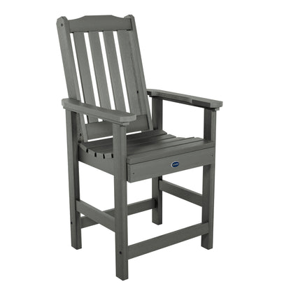 Blue Ridge counter height dining chair in Coastal Teak