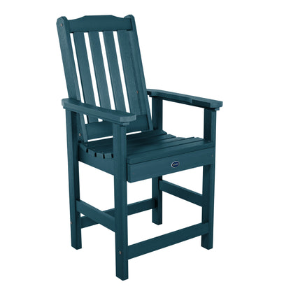 Blue Ridge counter height dining chair in Nantucket Blue