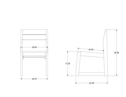 Sunrise Coast Modern Dining Side Chair