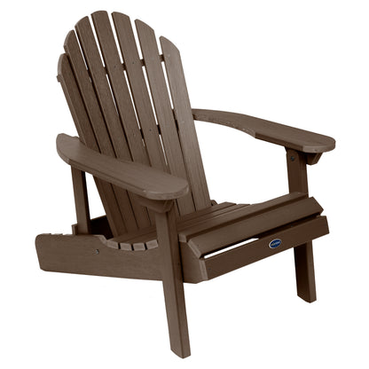 Horizon folding and reclining Adirondack chair in Weathered Acorn