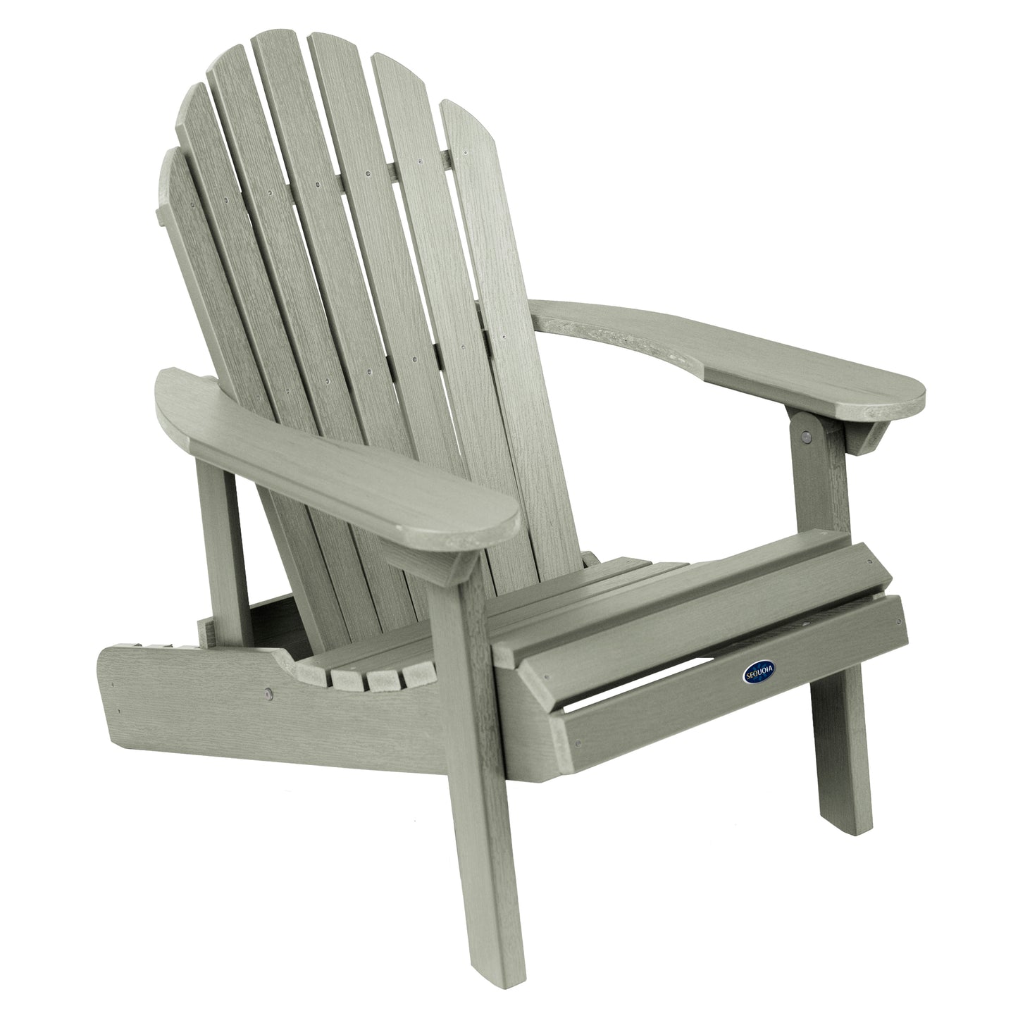 Horizon folding and reclining Adirondack chair in Eucalyptus