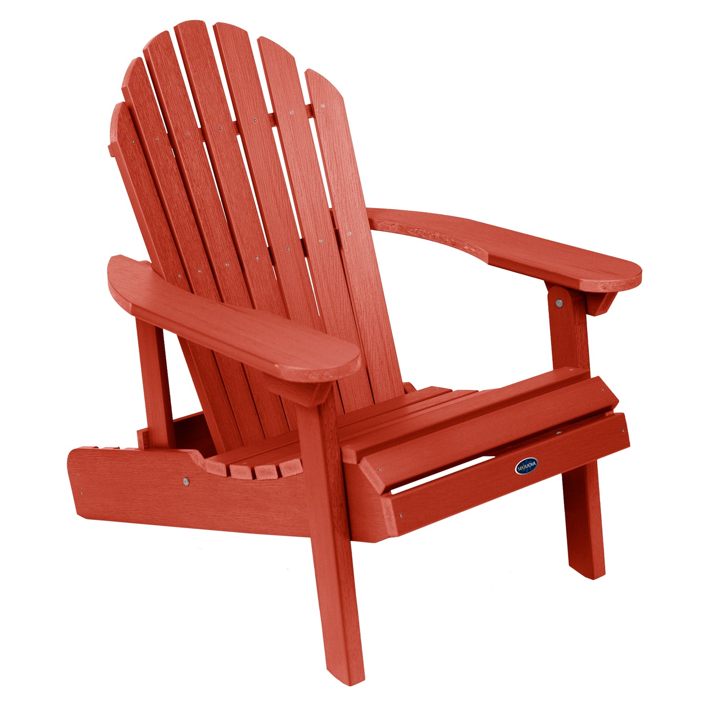 Horizon folding and reclining Adirondack chair in Rustic Red