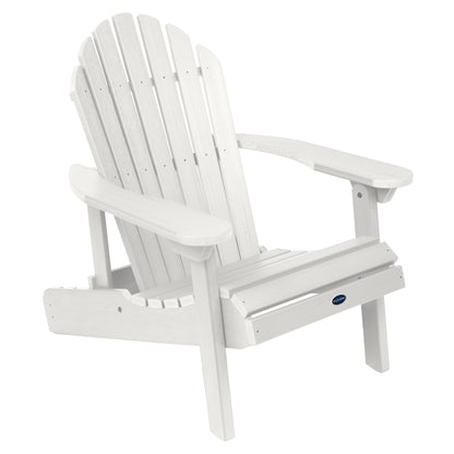 Horizon folding and reclining Adirondack chair in White