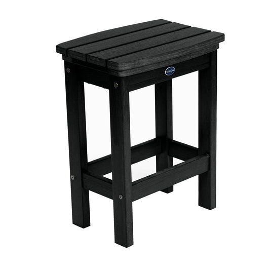 Blue Ridge counter height balcony stool in Black