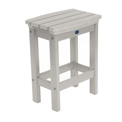 Blue Ridge counter height balcony stool in Harbor Gray