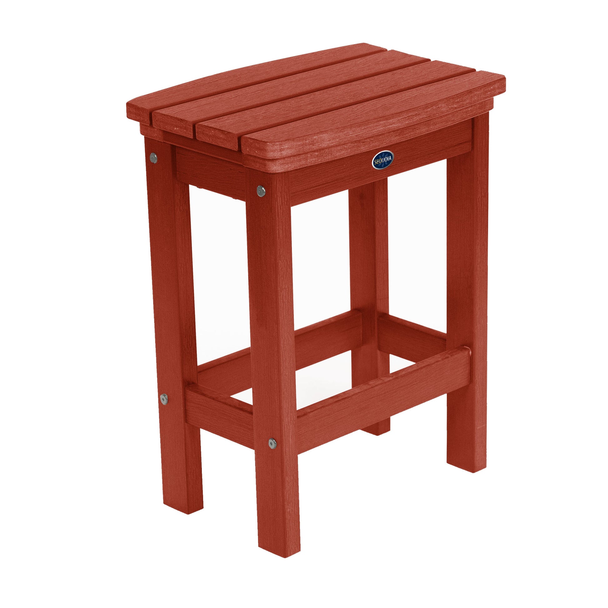 Blue Ridge counter height balcony stool in Rustic Red