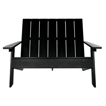 Granite Hills double wide Adirondack chair in Black