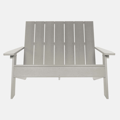 Granite Hills double wide Adirondack chair in Harbor Gray