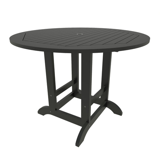 Homestead 48in diameter counter height table in Black