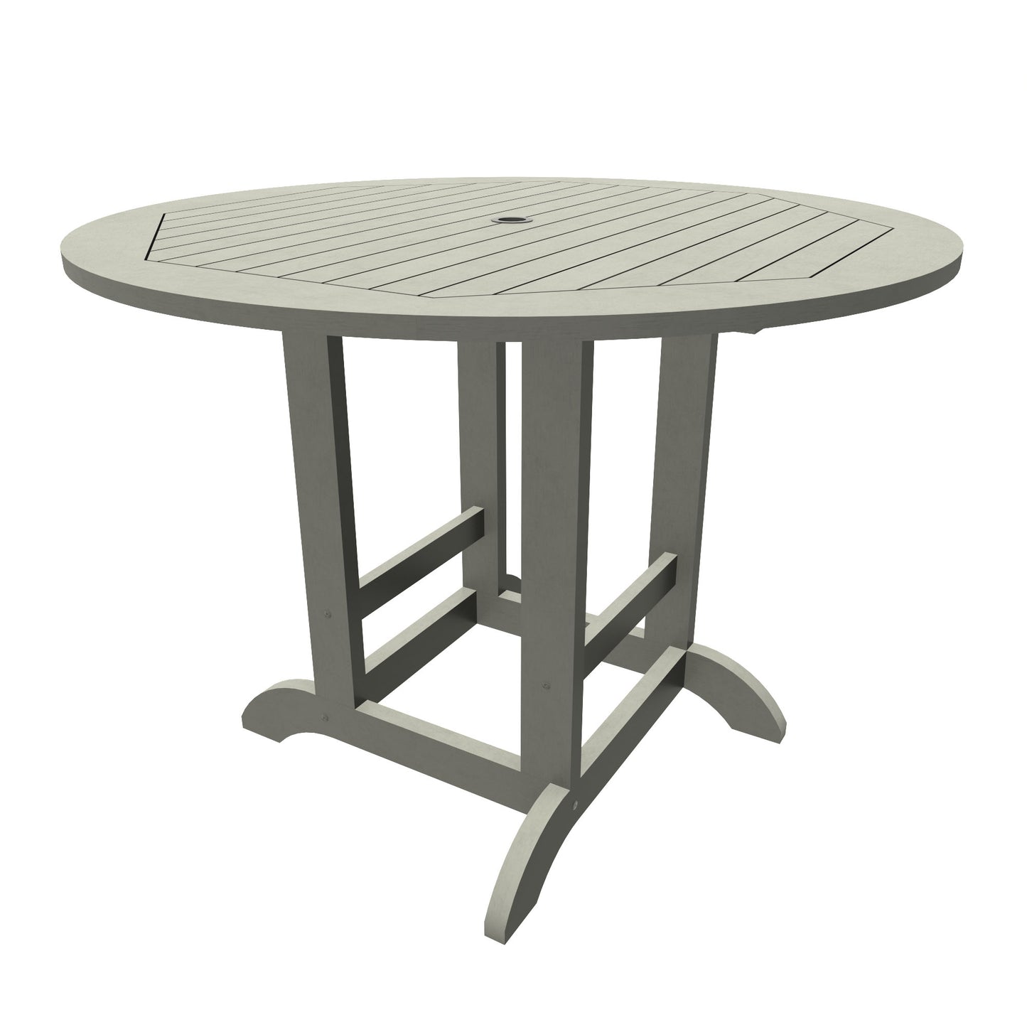 Homestead 48in diameter counter height table in Coastal Teak