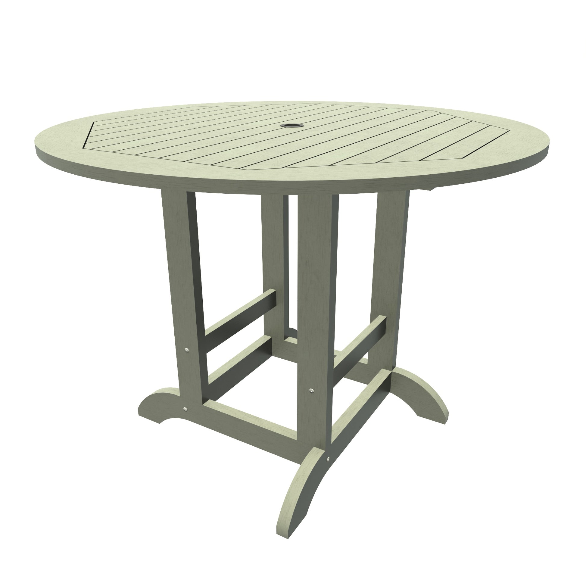 Homestead 48in diameter counter height table in Eucalyptus