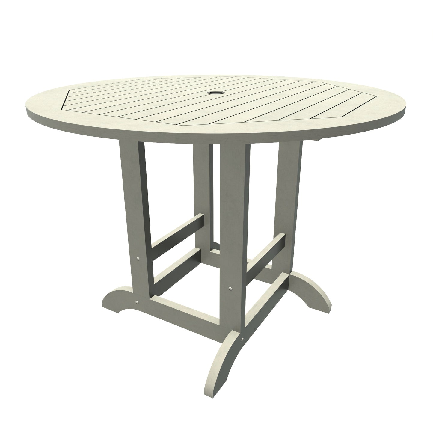 Homestead 48in diameter counter height table in Harbor Gray